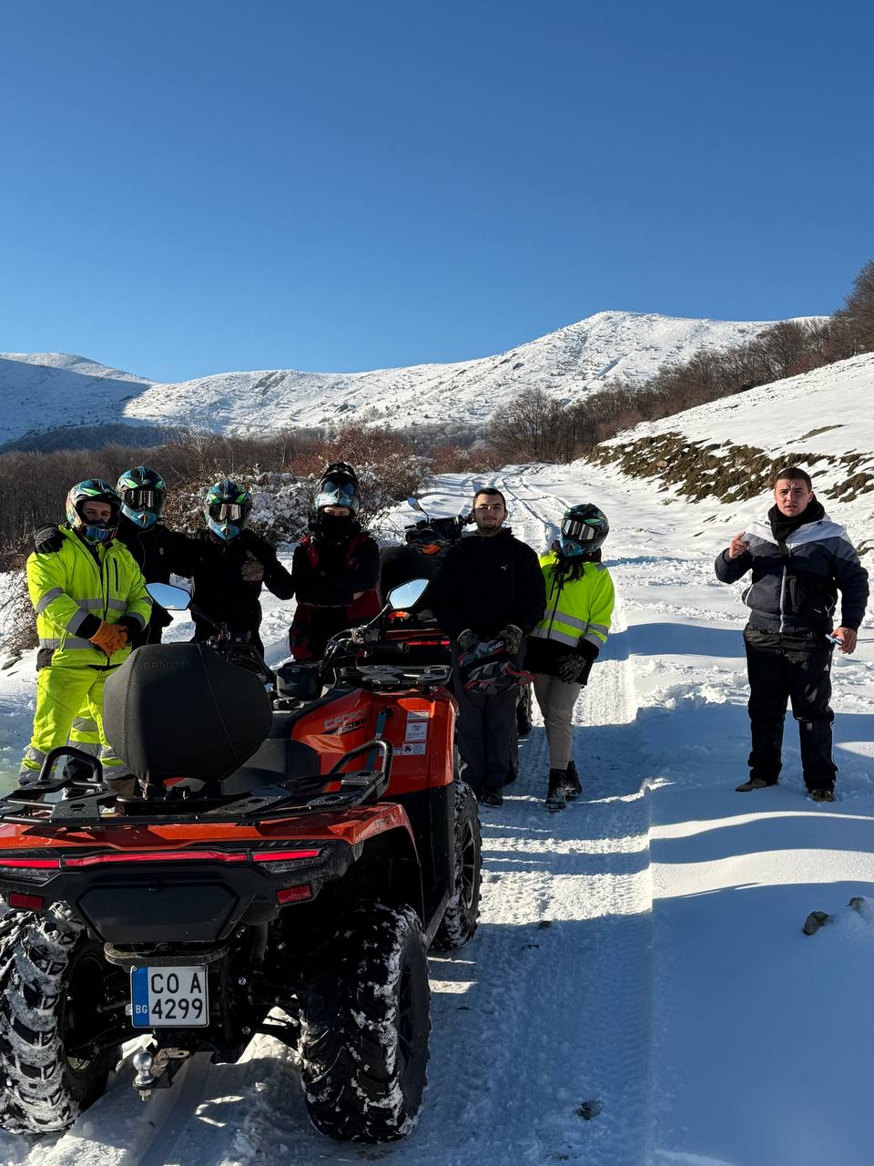 ATV приключение сред природата